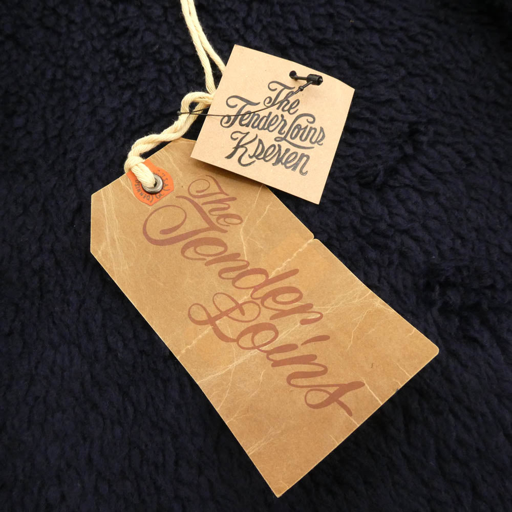 TENDERLOIN テンダーロイン T-SUEDE VEST スエード レザー ベスト ネイビー ネイビー系 M【中古】