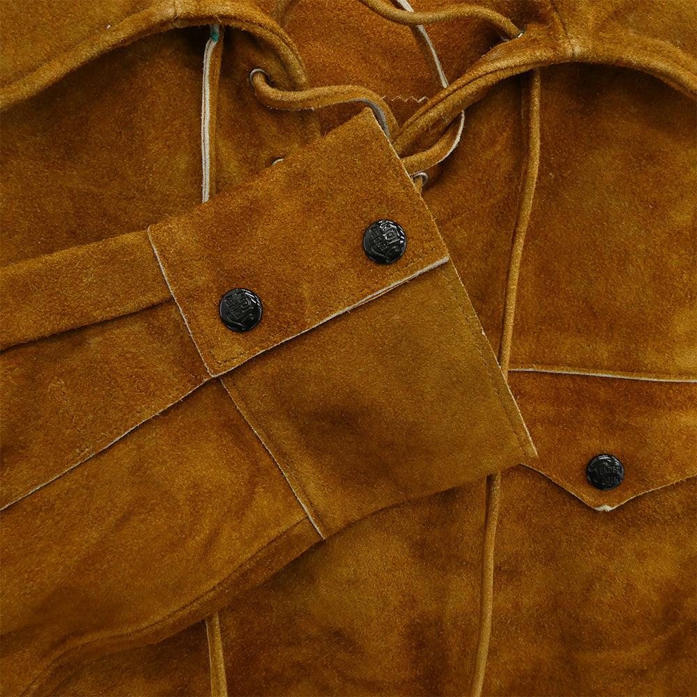 TENDERLOIN テンダーロイン T-LEATHER PULLOVER スエード レザー プルオーバー ジャケット ブラウン系 M【中古】