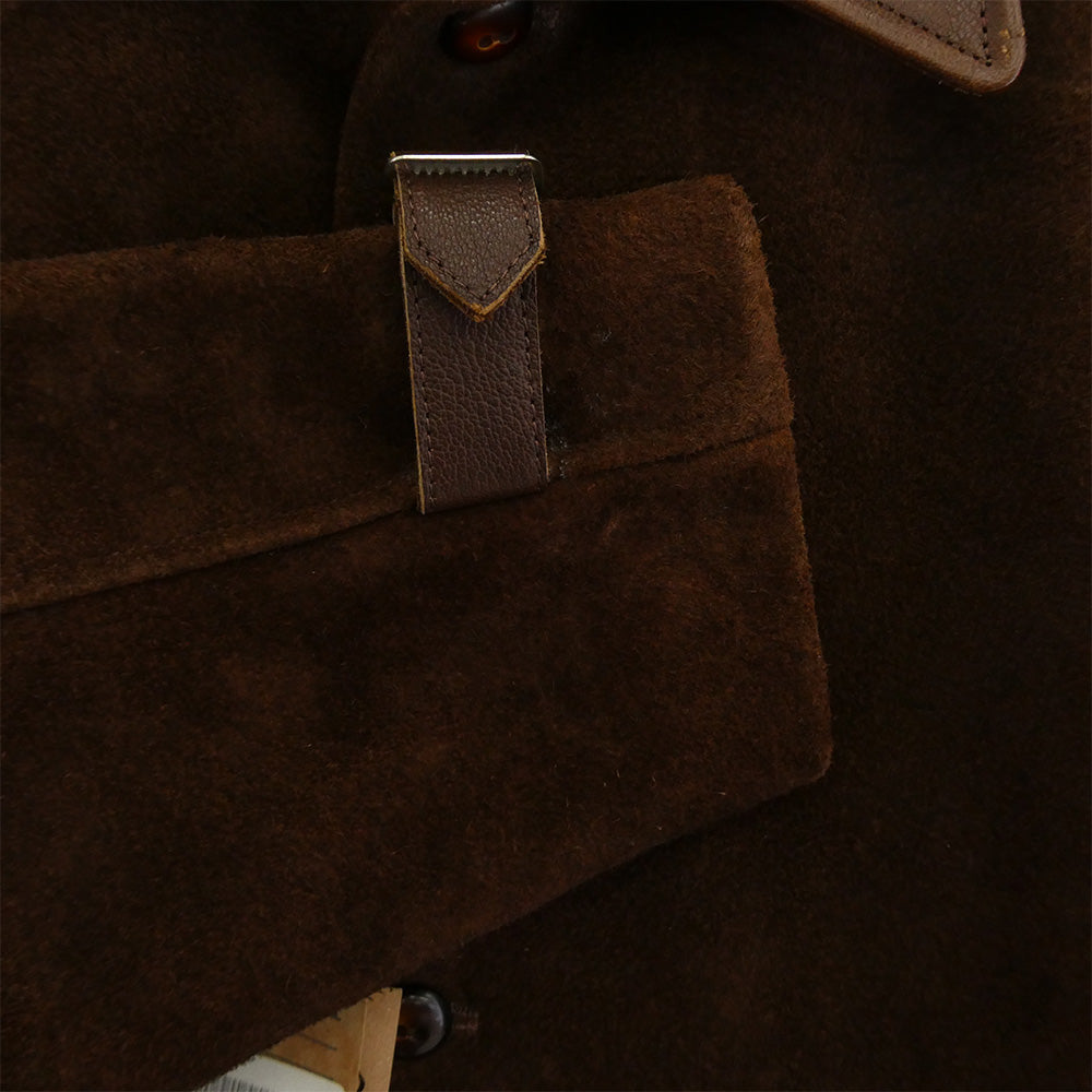 TENDERLOIN テンダーロイン T-LEATHER JKT W レザーカラー バッファロー 水牛レザー スエード ジャケット ブラウン系 M【美品】【中古】