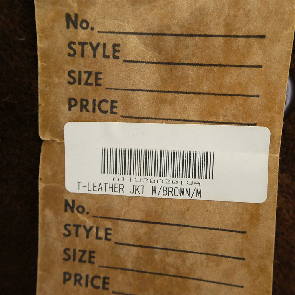 TENDERLOIN テンダーロイン T-LEATHER JKT W レザーカラー バッファロー 水牛レザー スエード ジャケット ブラウン系 M【美品】【中古】