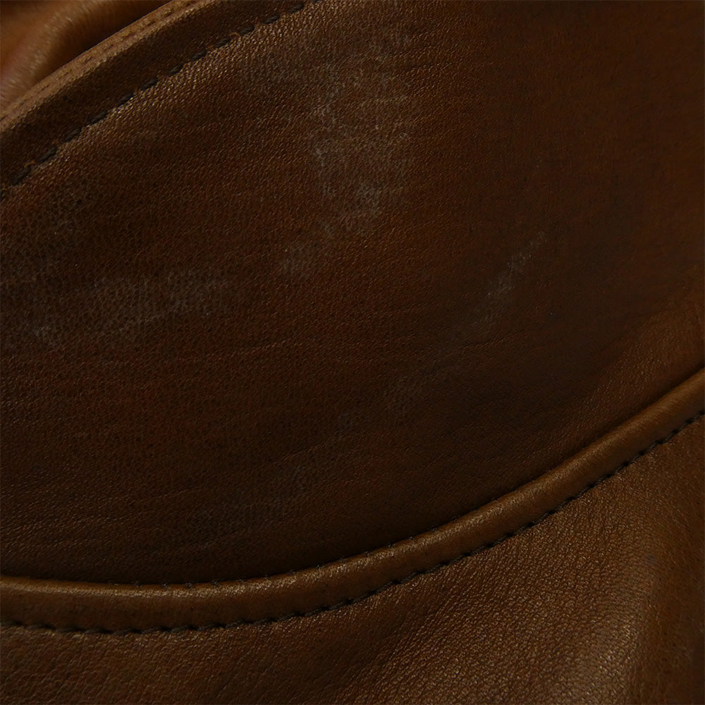 TENDERLOIN テンダーロイン T-HIDE S ホースハイド ショールカラー レザー ジャケット ブラウン系 M【美品】【中古】