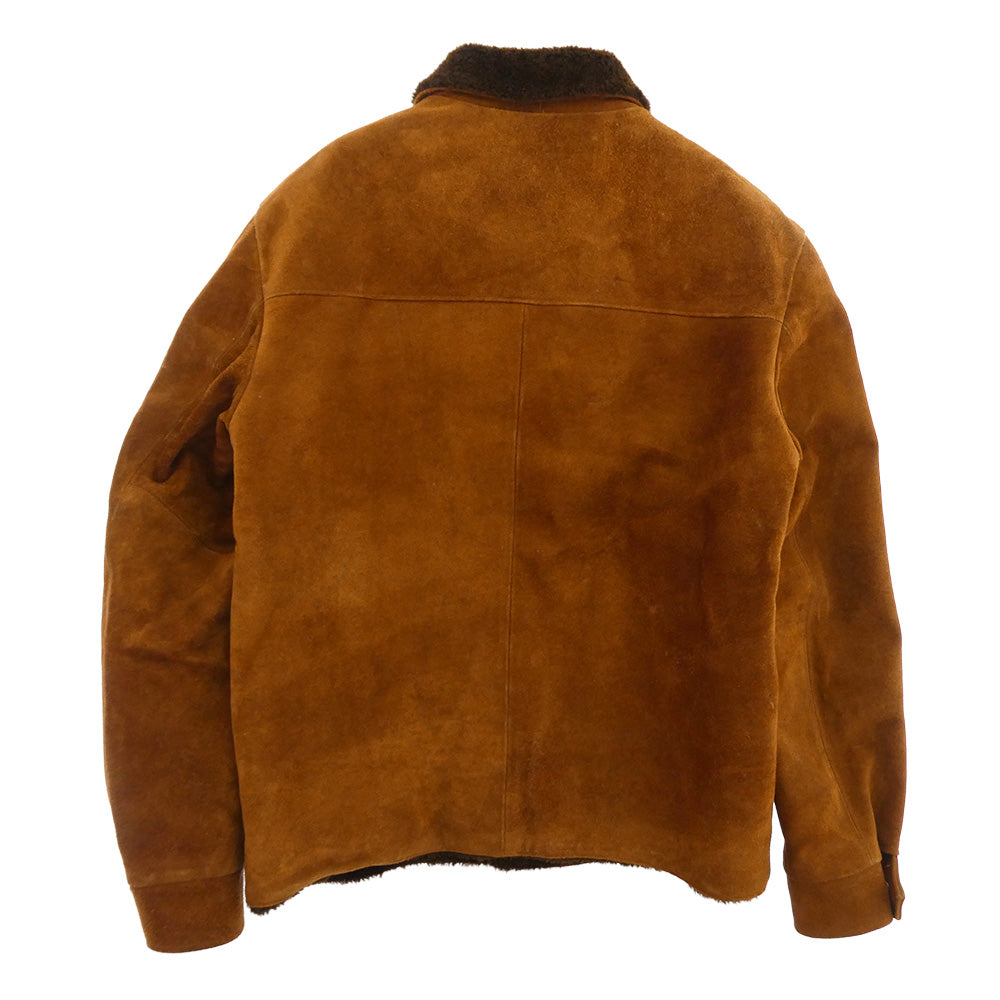 TENDERLOIN テンダーロイン T-SADDLE SUEDE JKT サドル スエードレザー ジャケット ブラウン ブラウン系 M【中古】