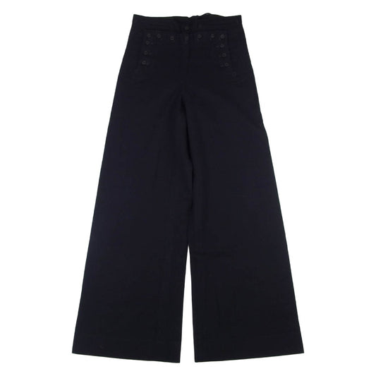 ヴィンテージ U.S.NAVY 米海軍 ウール セーラー パンツ ブラック系【中古】