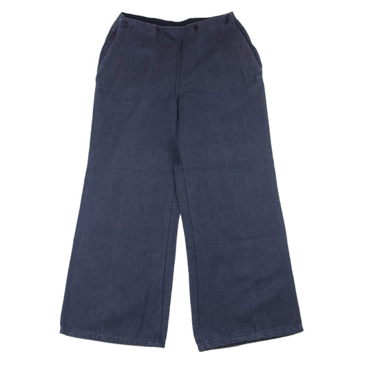 ヴィンテージ 50s 60s NVA 東ドイツ軍 HBT Sailor Pants ネイビー系【中古】