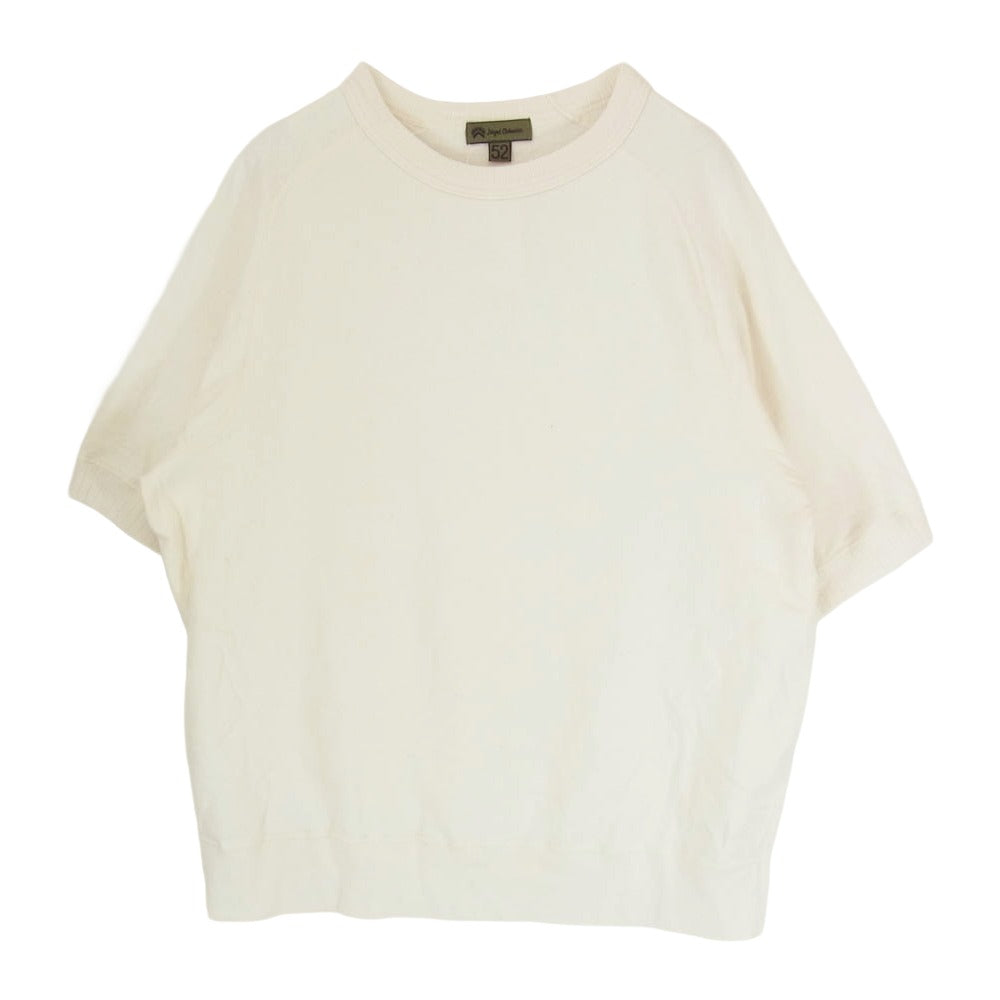 Nigel Cabourn ナイジェルケーボン 8046-00-21211 半袖 スウェット カットソー ホワイト系 52【中古】