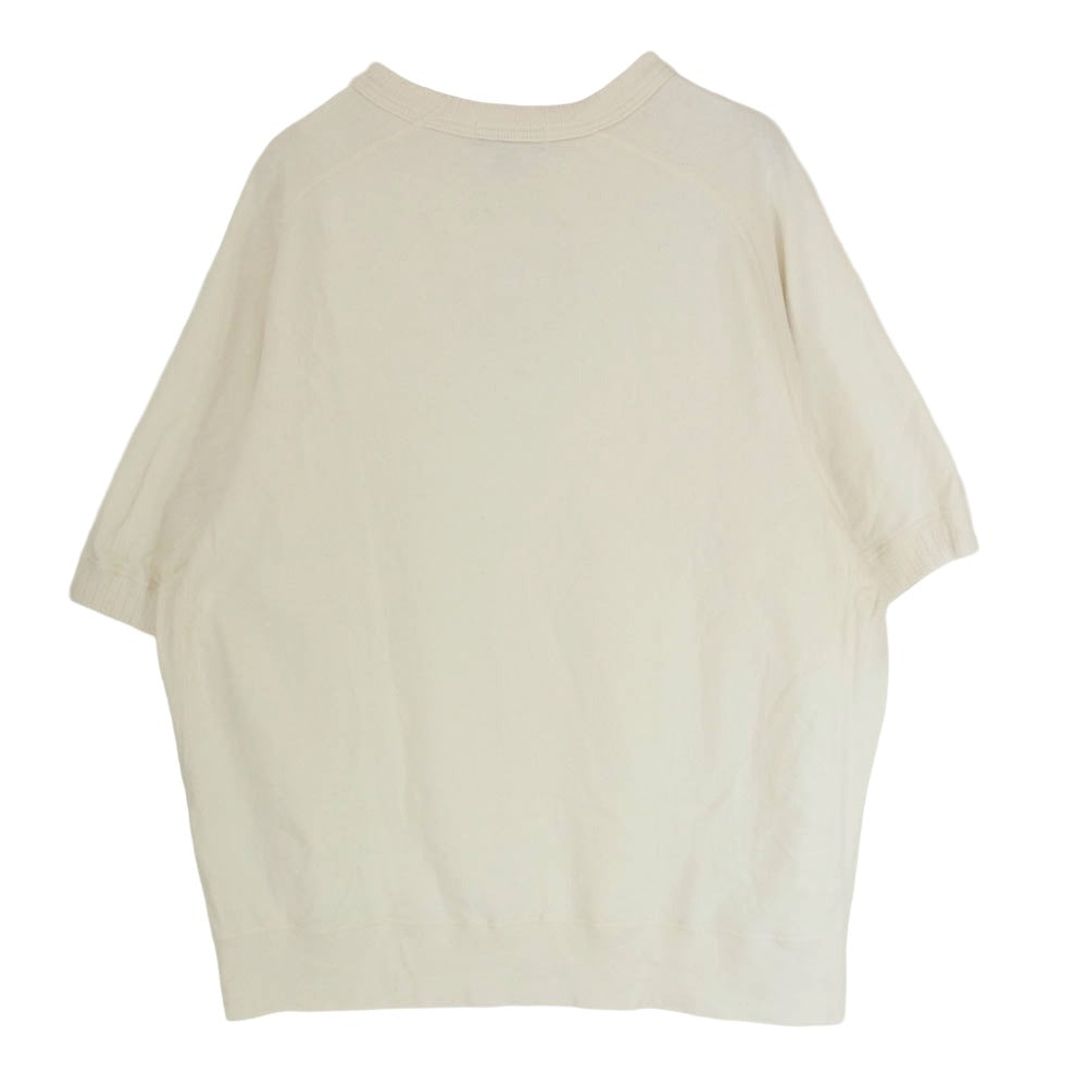 Nigel Cabourn ナイジェルケーボン 8046-00-21211 半袖 スウェット カットソー ホワイト系 52【中古】