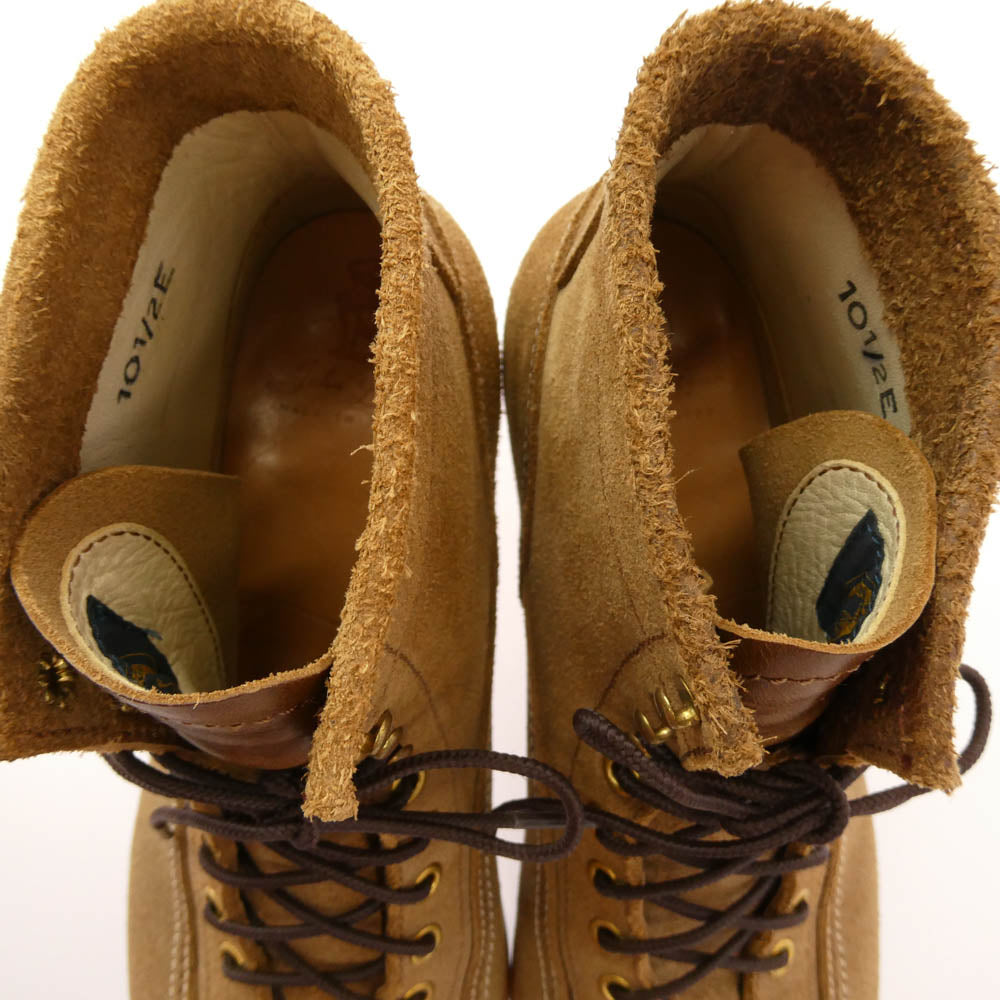 John Lofgren ジョン ロフグレン donkey puncher boots ドンキー パンチャー スエード ブーツ ブラウン系 10.5E【中古】