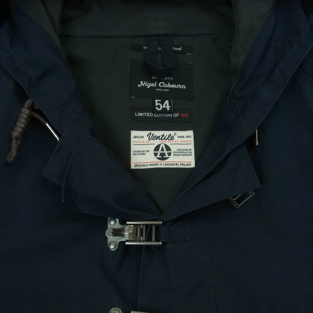 Nigel Cabourn ナイジェルケーボン 8047-14-0000 Harris Tweed cameraman jacket カメラマン ジャケット ハリスツイード ネイビー系 ダークネイビー系 54【中古】