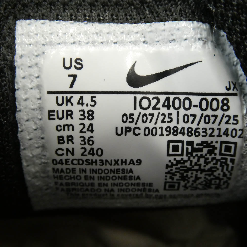 NIKE ナイキ IO2400-008 W REAX 8 TR MESH リアックス スニーカー ブラック系 24cm【極上美品】【中古】