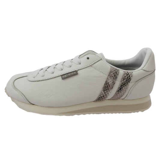 PATRICK パトリック 507510 NEVADA-MI ネバダ・ミ レザー ローカット スニーカー ホワイト系 36【極上美品】【中古】