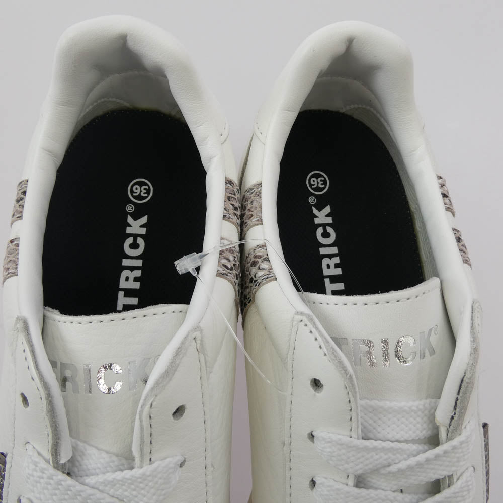 PATRICK パトリック 507510 NEVADA-MI ネバダ・ミ レザー ローカット スニーカー ホワイト系 36【極上美品】【中古】