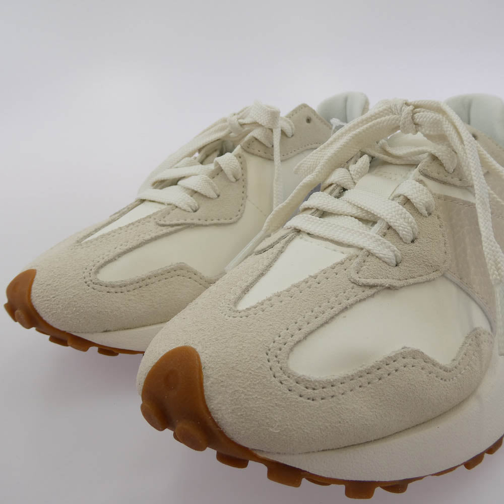 NEW BALANCE ニューバランス WS327NKD スエード シンセティックレザー ローカット スニーカー 24.5cm【極上美品】【中古】