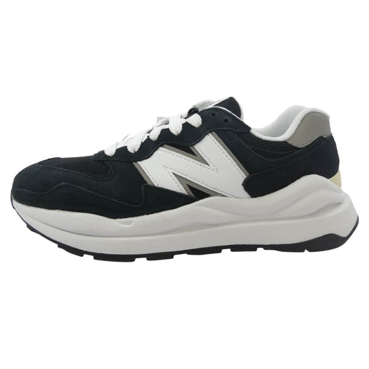 NEW BALANCE ニューバランス M5740CB スエード ローカット スニーカー ブラック系 25.5cm【美品】【中古】