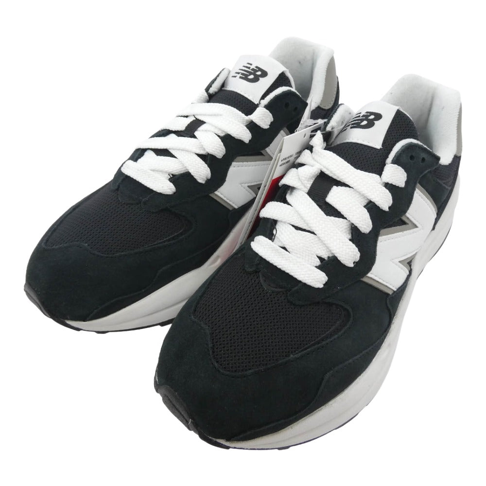 NEW BALANCE ニューバランス M5740CB スエード ローカット スニーカー ブラック系 25.5cm【美品】【中古】