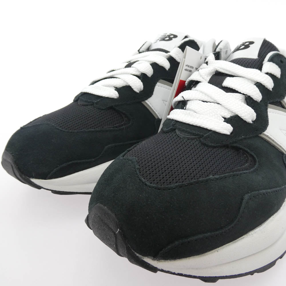 NEW BALANCE ニューバランス M5740CB スエード ローカット スニーカー ブラック系 25.5cm【美品】【中古】