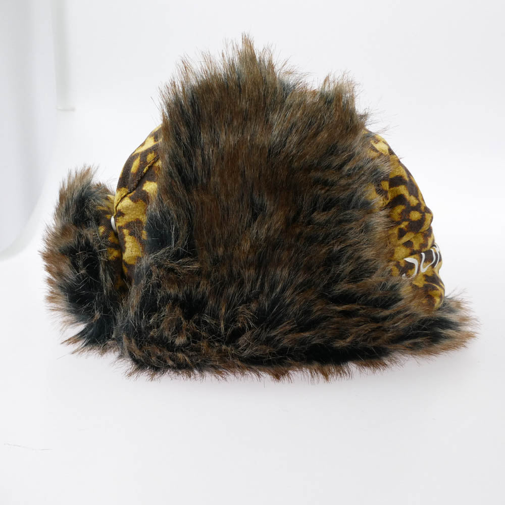 Supreme シュプリーム 10AW leopard Faux Fur Trooper Hat レオパード ファー フライトキャップ 帽子 イエロー系 one size【極上美品】【中古】