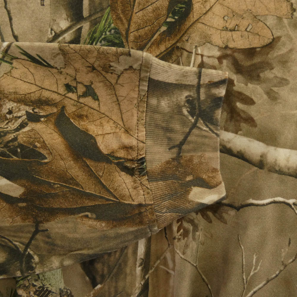 Supreme シュプリーム 25AW Small Box L/S Tee Realtree AP Camo スモールボックスロゴ リアルツリー APカモ ロングスリーブ 長袖カットソー ベージュ系 S【新古品】【未使用】【中古】