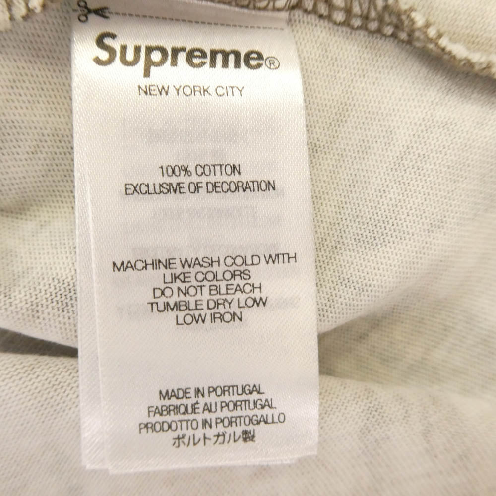 Supreme シュプリーム 25AW Small Box L/S Tee Realtree AP Camo スモールボックスロゴ リアルツリー APカモ ロングスリーブ 長袖カットソー ベージュ系 S【新古品】【未使用】【中古】