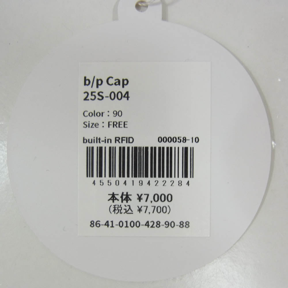 セットイン 25S-004 Ballperson Cap ボールパーソン B/P 総柄 キャップ 帽子 エンジ系 FREE【新古品】【未使用】【中古】