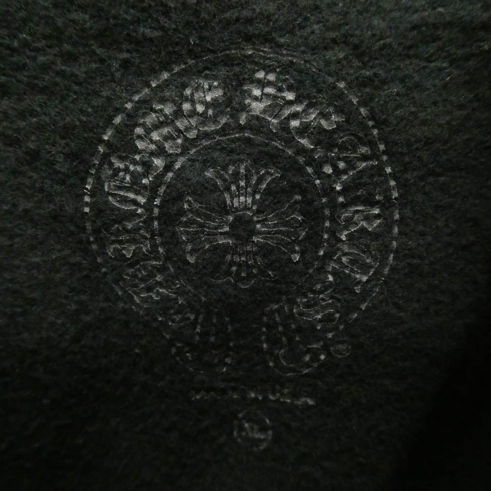 CHROME HEARTS クロムハーツ（原本無） SWTSHRT PLVR LTD ホースシュー バック プリント プルオーバー パーカー ブラック系 XL【中古】