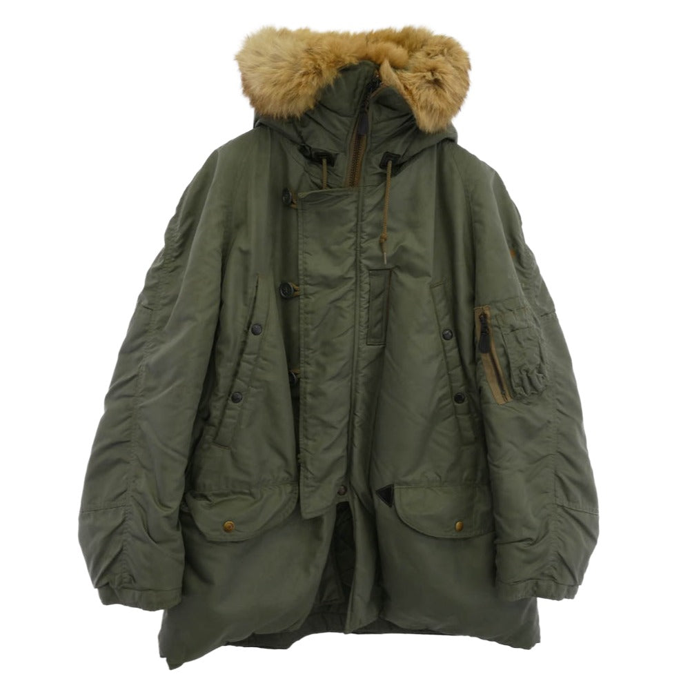 The REAL McCOY'S ザリアルマッコイズ ALBERT TURNER 実名復刻 N-3B FLIGHT JACKET フライトジャケット ミリタリージャケット カーキ系 S【中古】