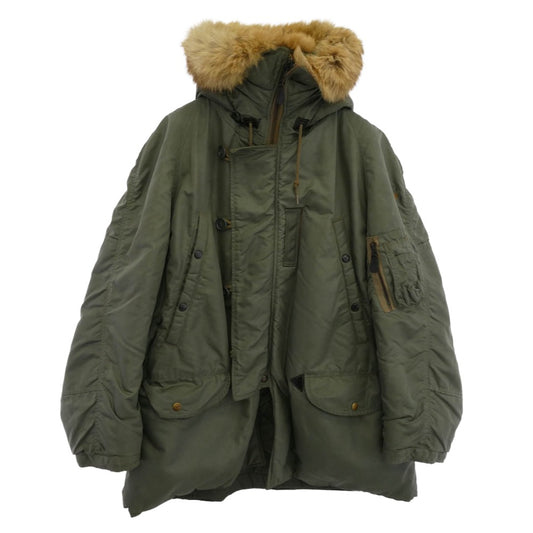 The REAL McCOY'S ザリアルマッコイズ ALBERT TURNER 実名復刻 N-3B FLIGHT JACKET フライトジャケット ミリタリージャケット カーキ系 S【中古】