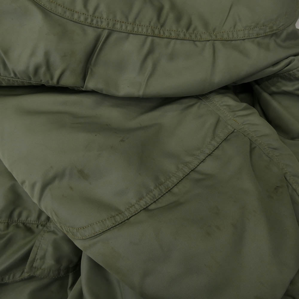 The REAL McCOY'S ザリアルマッコイズ ALBERT TURNER 実名復刻 N-3B FLIGHT JACKET フライトジャケット ミリタリージャケット カーキ系 S【中古】