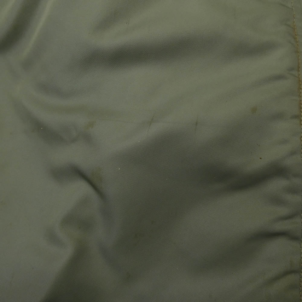 The REAL McCOY'S ザリアルマッコイズ ALBERT TURNER 実名復刻 N-3B FLIGHT JACKET フライトジャケット ミリタリージャケット カーキ系 S【中古】