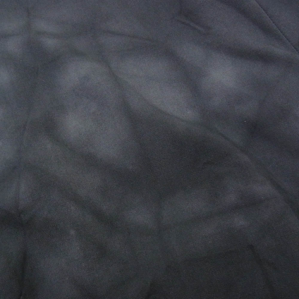 Yohji Yamamoto POUR HOMME ヨウジヤマモトプールオム 18AW HV-P42-507 シワギャバ ムラ染め ウールギャバ ダブルアジャスター オーバーパンツ ブラック系 2【中古】