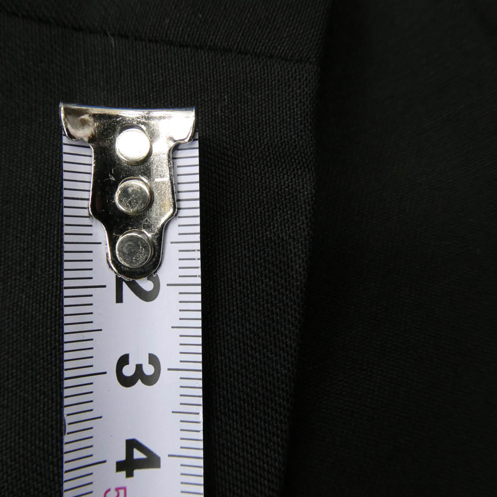 Yohji Yamamoto POUR HOMME ヨウジヤマモトプールオム 18AW HV-J45-828 ウール シワギャバジン 左ゴージZIP2重 ムラ染インナーベスト レイヤードデザイン ヒューマンフェイス ハンドメイド ジャケット ブラック系 2【中古】