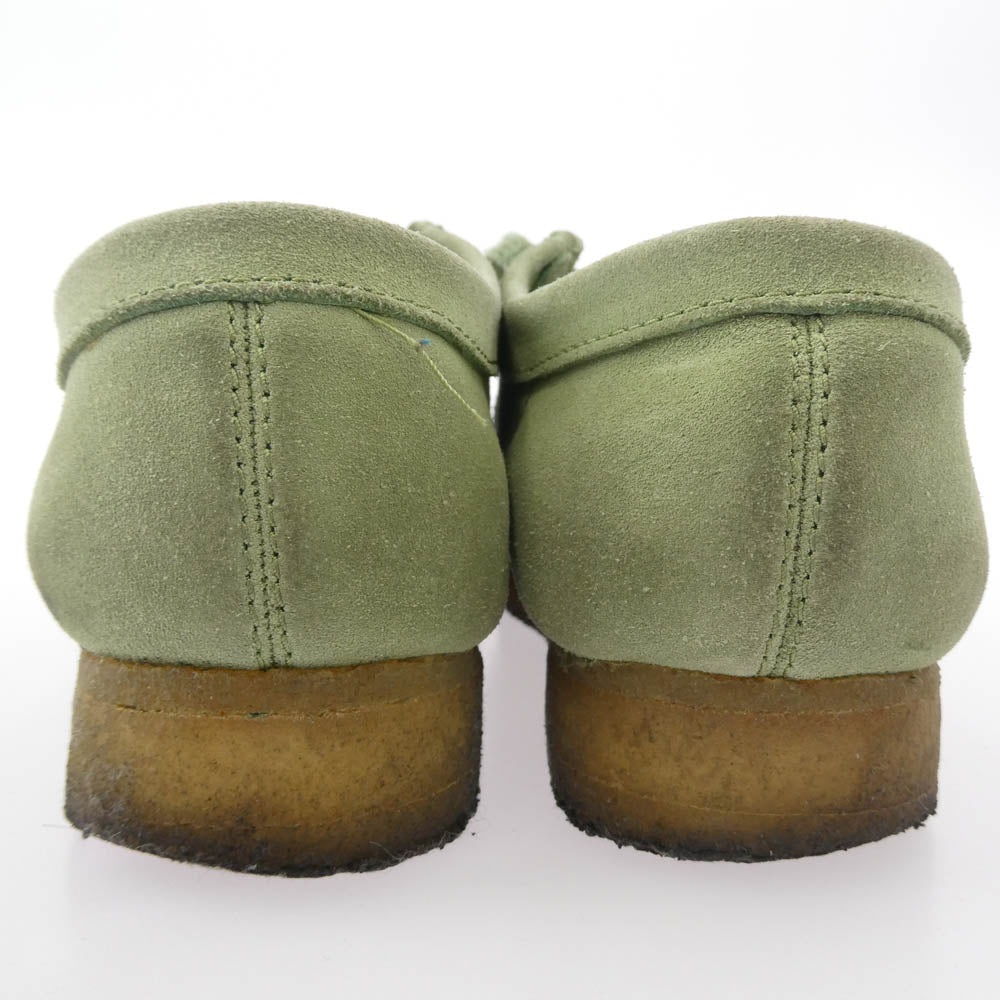 Clarks クラークス 21621 Wallabee ワラビー スエード ブーツ シューズ グリーン系 7 1/2【中古】