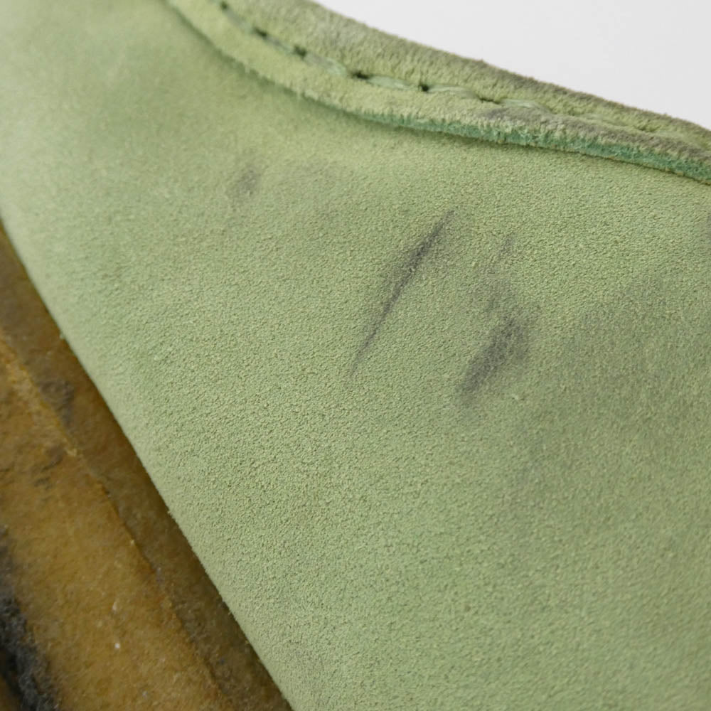 Clarks クラークス 21621 Wallabee ワラビー スエード ブーツ シューズ グリーン系 7 1/2【中古】