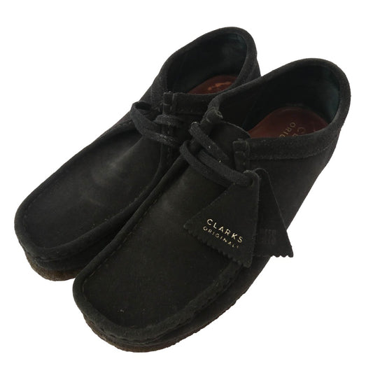 Clarks クラークス 11826 Wallabee ワラビー スエード ブーツ シューズ 黒系 ブラック系 26cm【中古】