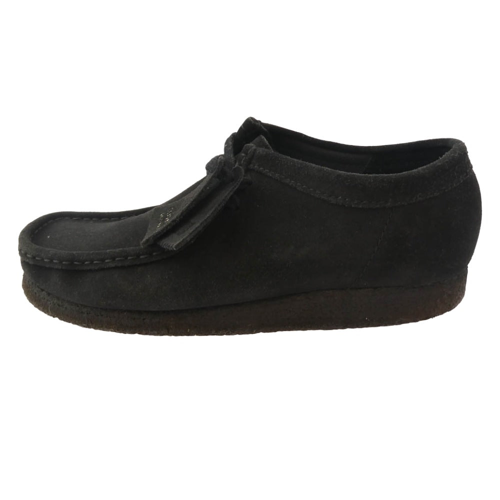 Clarks クラークス 11826 Wallabee ワラビー スエード ブーツ シューズ 黒系 ブラック系 26cm【中古】