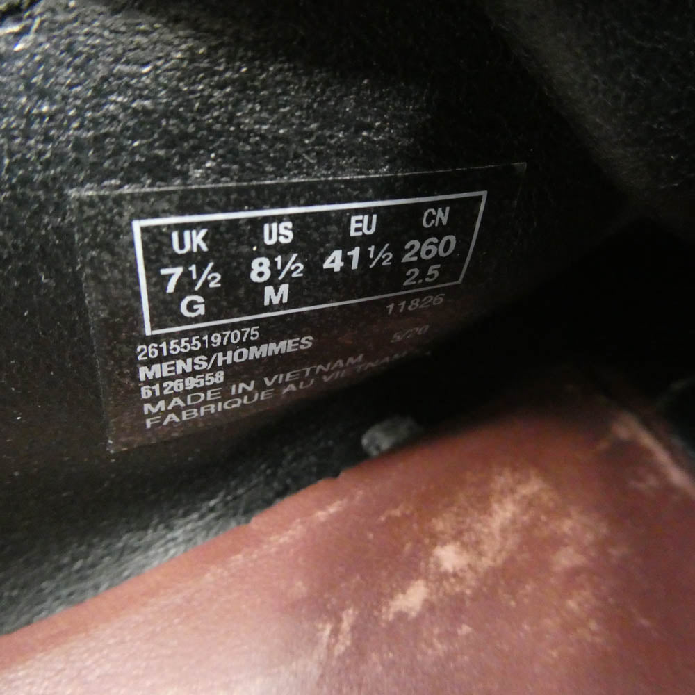 Clarks クラークス 11826 Wallabee ワラビー スエード ブーツ シューズ 黒系 ブラック系 26cm【中古】