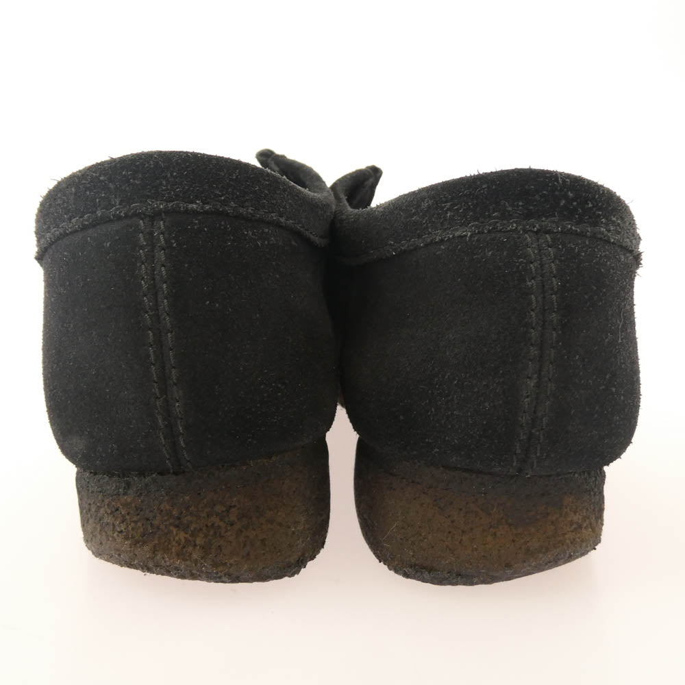 Clarks クラークス 11826 Wallabee ワラビー スエード ブーツ シューズ 黒系 ブラック系 26cm【中古】