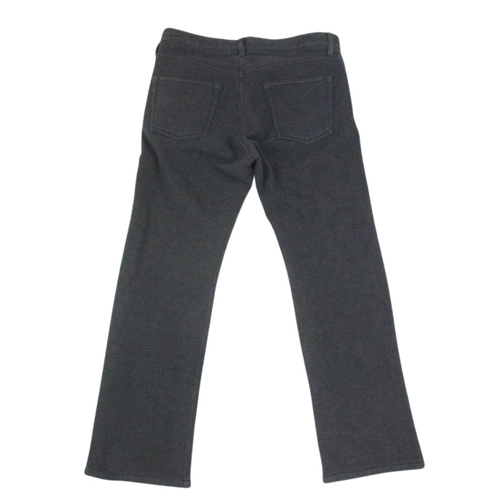 COMME des GARCONS HOMME コムデギャルソンオム HL-T011 00s 田中オム ジップフライ 5ポケット 裏起毛 ストレートパンツ グレー系 M【中古】