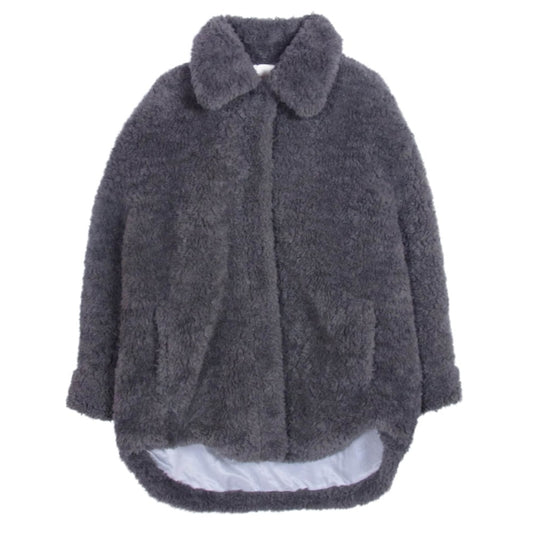 ジャッキー ボア ジャケット ミドルコート グレー系 S【中古】