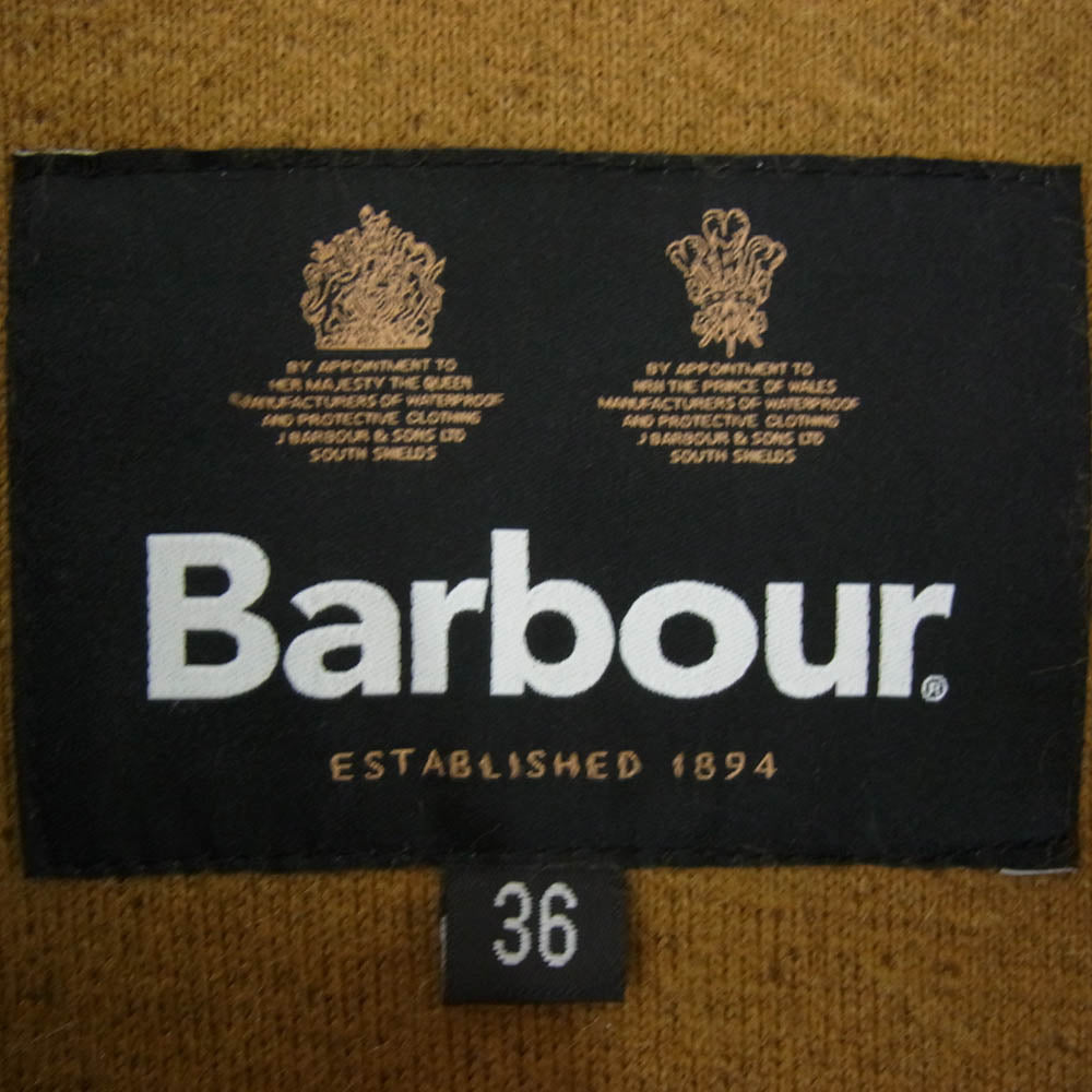 Barbour バブアー 232MLI0053 ADAM ET ROPE アダムエロペ 別注 ファーライナ― ジップアップ ベスト ブラウン系 36【中古】