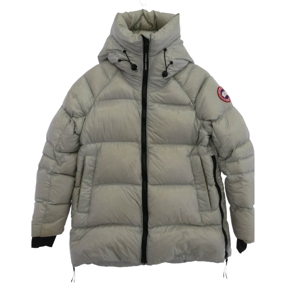 CANADA GOOSE カナダグース 2239L サザビーリーグタグ CYPRESS PUFFER サイプレス パッファー ダウンジャケット ワッペン付 グレー系 S【中古】