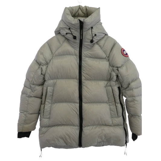 CANADA GOOSE カナダグース 2239L サザビーリーグタグ CYPRESS PUFFER サイプレス パッファー ダウンジャケット ワッペン付 グレー系 S【中古】