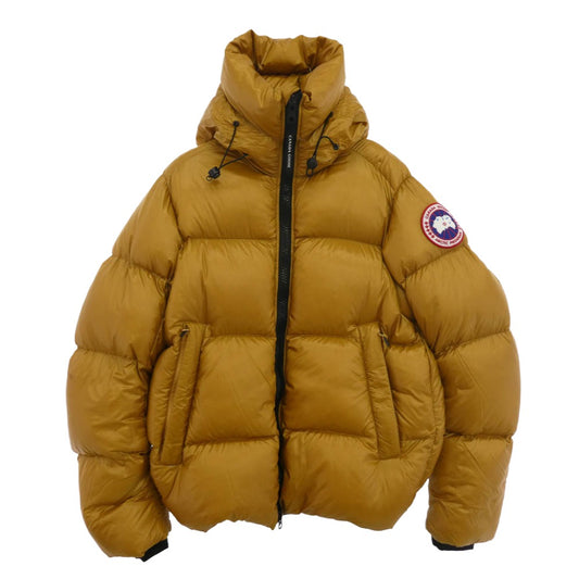 CANADA GOOSE カナダグース 2252M サザビーリーグタグ CROFTON PUFFER クロフトン パファー ダウンジャケット ワッペン付 ゴールド系 M【中古】