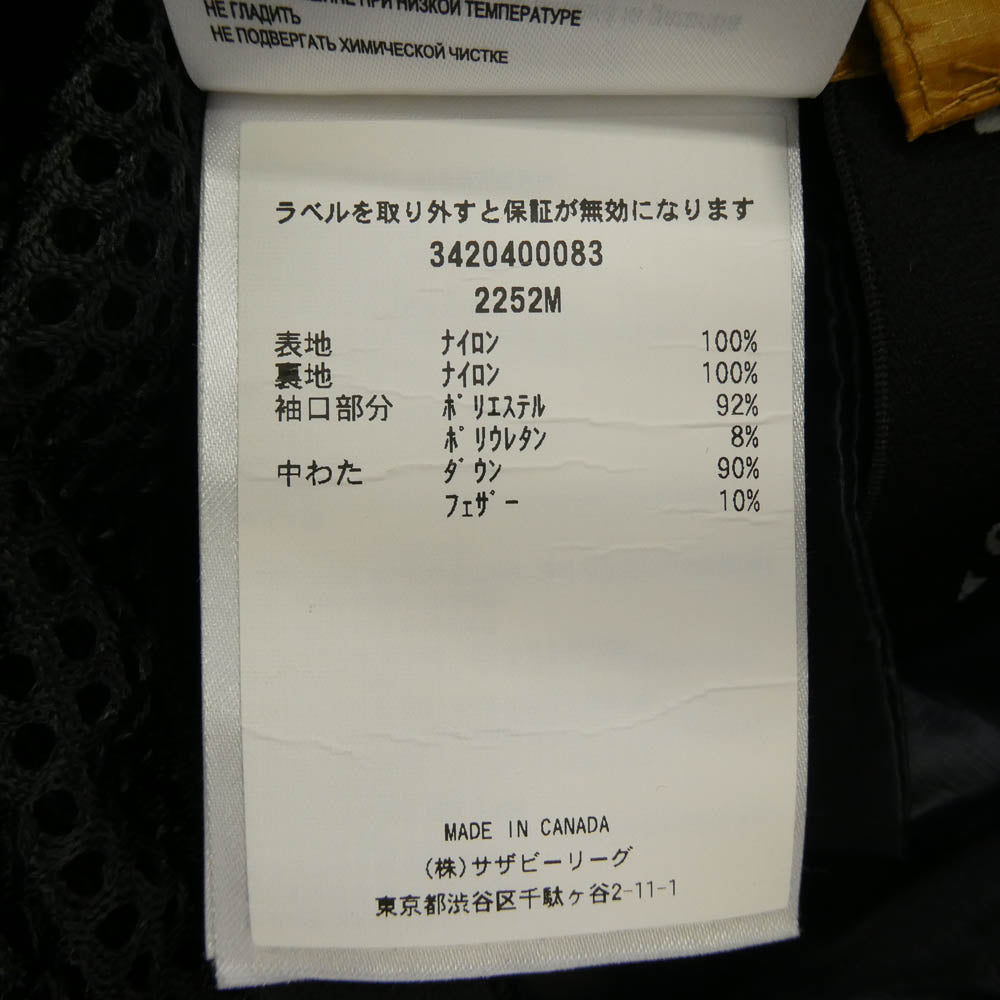 CANADA GOOSE カナダグース 2252M サザビーリーグタグ CROFTON PUFFER クロフトン パファー ダウンジャケット ワッペン付 ゴールド系 M【中古】