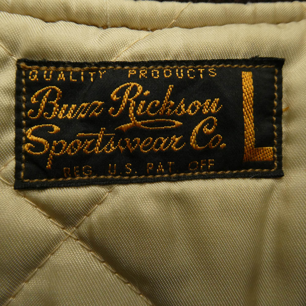 Buzz Rickson's バズリクソンズ BR11117 AIR FIELD MEMORIAL JACKET エアフィールド メモリアル ジャケット ブラウン系 モスグリーン系 L【中古】