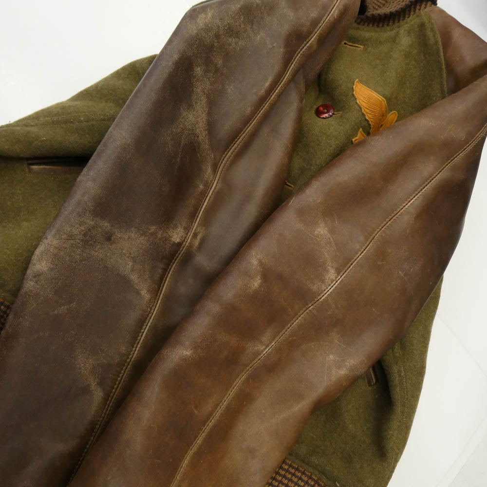 Buzz Rickson's バズリクソンズ BR11117 AIR FIELD MEMORIAL JACKET エアフィールド メモリアル ジャケット ブラウン系 モスグリーン系 L【中古】