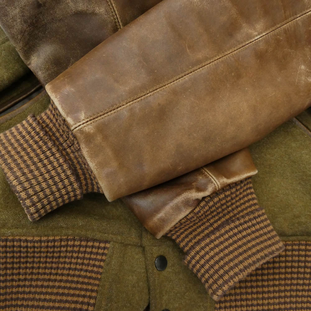 Buzz Rickson's バズリクソンズ BR11117 AIR FIELD MEMORIAL JACKET エアフィールド メモリアル ジャケット ブラウン系 モスグリーン系 L【中古】