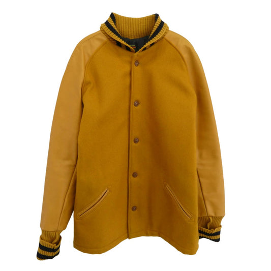 SKOOKUM スクーカム BEAMS PLUS ビームスプラス 別注 サーコート スタジアム ジャケット スタジャン イエロー系 42【中古】