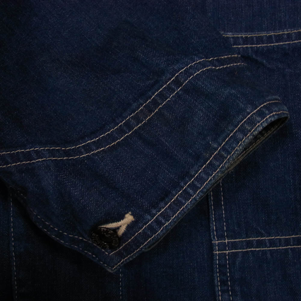 The REAL McCOY'S ザリアルマッコイズ LOT08 UNION C-97 デニム カバーオール インディゴブルー系 40【中古】