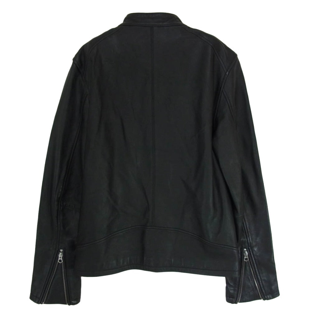 HARE ハレ HA030003N9 羊革 シープレザー シングル ライダースジャケット ブラック系 L【中古】