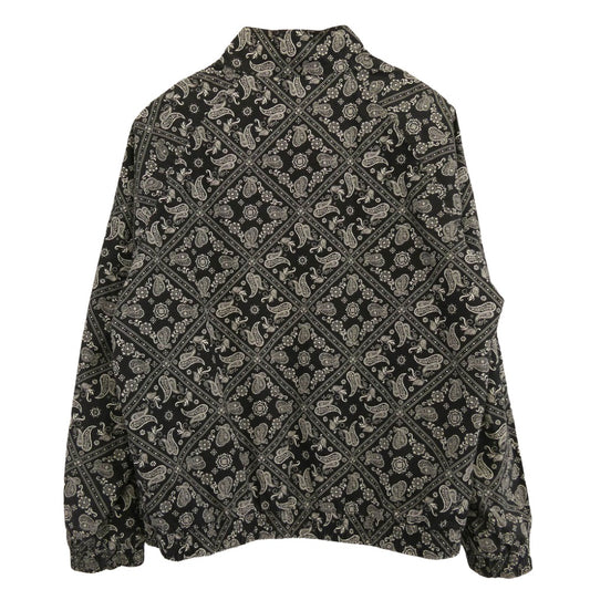 Supreme シュプリーム 18SS Bandana Track Jacket バンダナ ペイズリー トラックジャケット ブラック系 XL【中古】